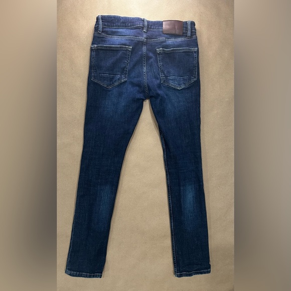 AllSaints Cigarette Slim Tapered Jeans W32 L30 Dark Wash - Picture 5 of 9